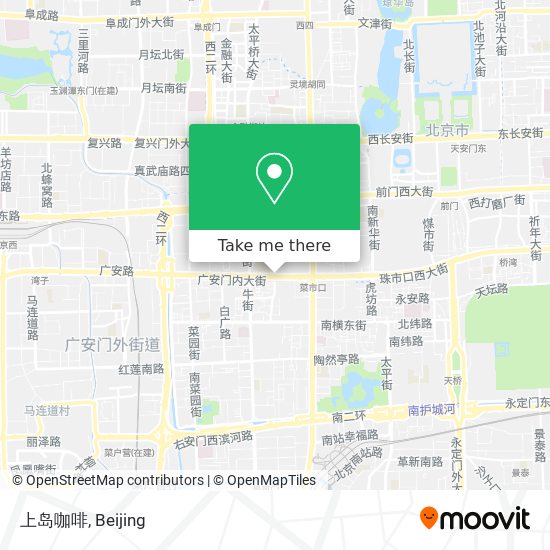 上岛咖啡 map