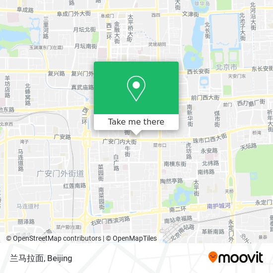 兰马拉面 map