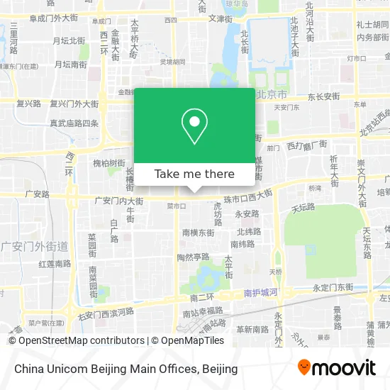 China Unicom Beijing Main Offices map