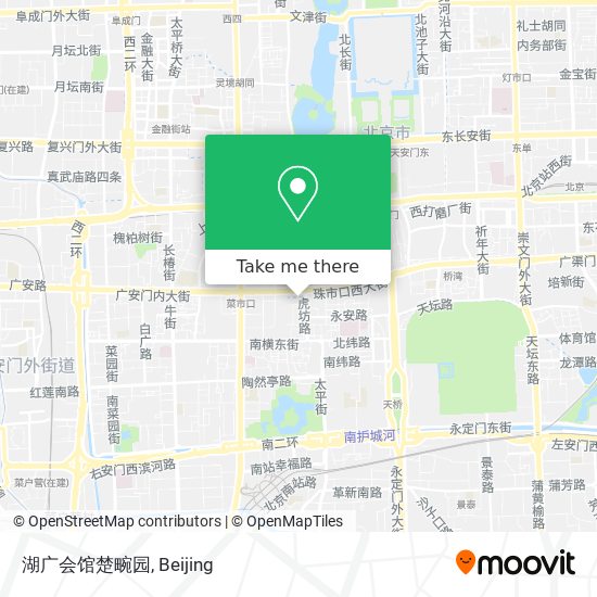 湖广会馆楚畹园 map