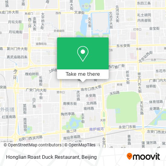 Honglian Roast Duck Restaurant map