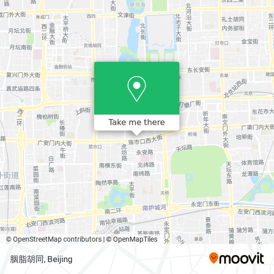 胭脂胡同 map