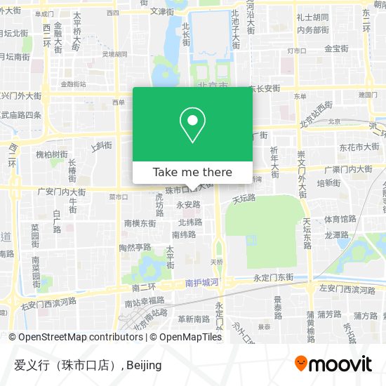 爱义行（珠市口店） map