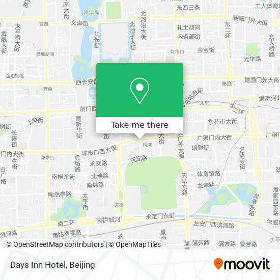 Days Inn Hotel map