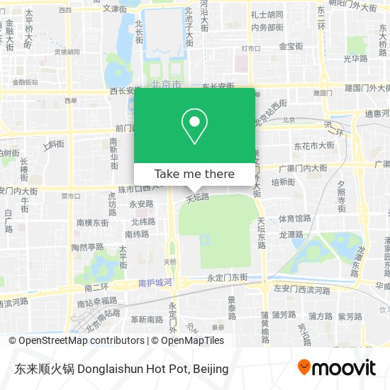 东来顺火锅 Donglaishun Hot Pot map
