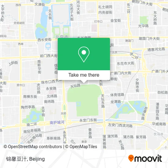 锦馨豆汁 map