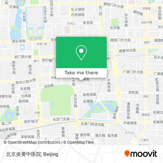 北京炎黄中医院 map