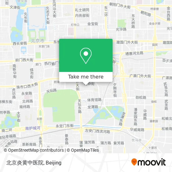 北京炎黄中医院 map