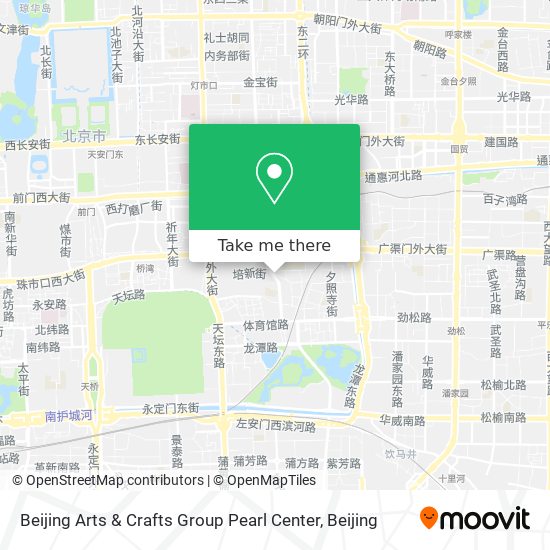 Beijing Arts & Crafts Group Pearl Center map