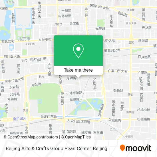 Beijing Arts & Crafts Group Pearl Center map
