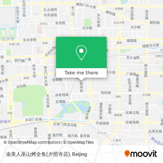 渝美人巫山烤全鱼(夕照寺店) map