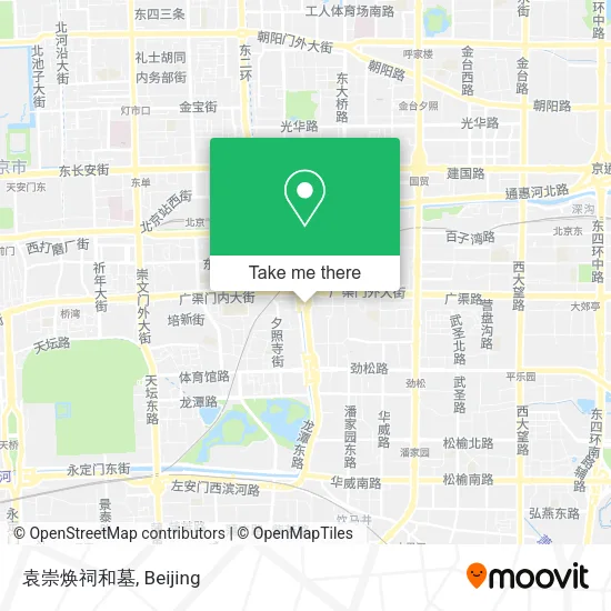 袁崇焕祠和墓 map
