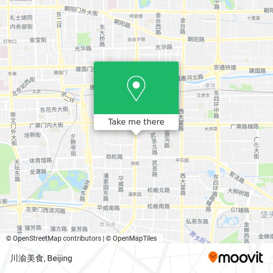 川渝美食 map
