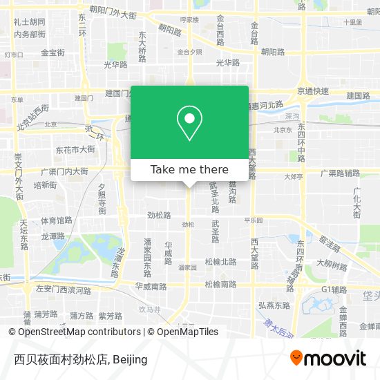 西贝莜面村劲松店 map