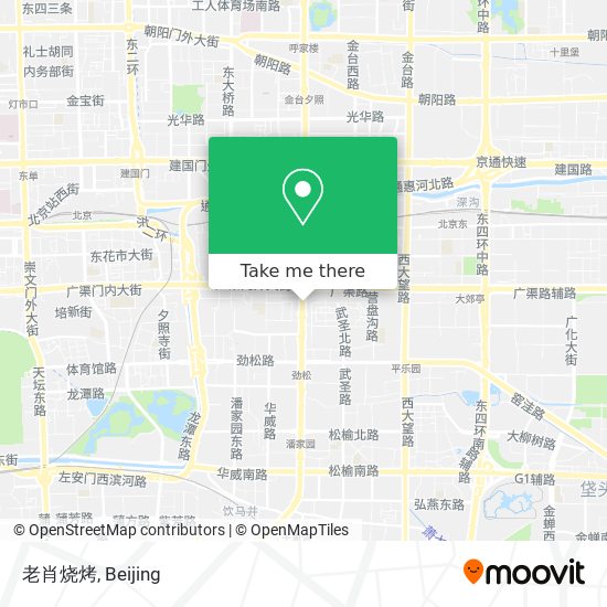 老肖烧烤 map