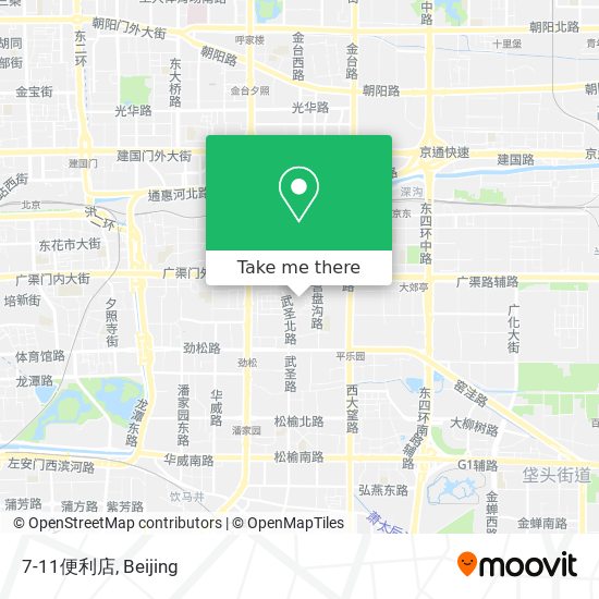 7-11便利店 map