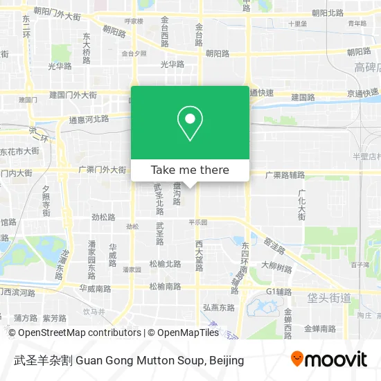 武圣羊杂割 Guan Gong Mutton Soup map