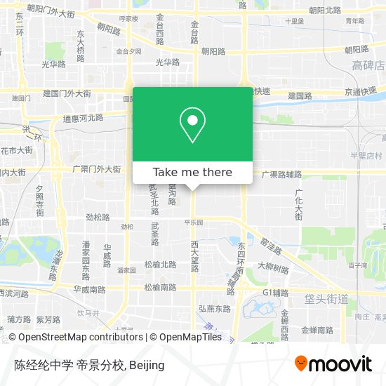 陈经纶中学 帝景分校 map