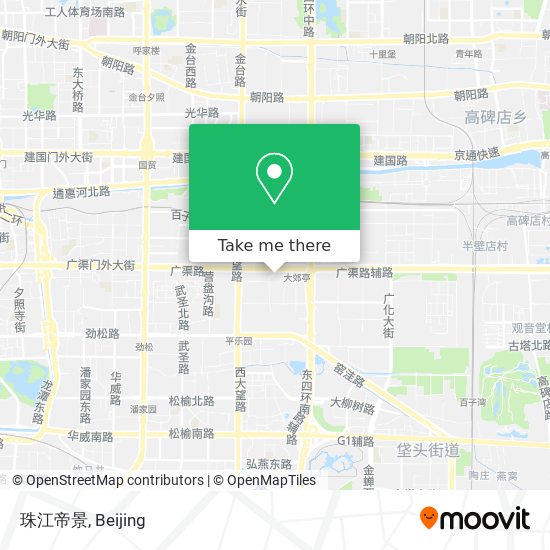 珠江帝景 map