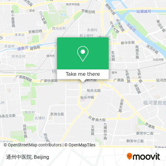 通州中医院 map