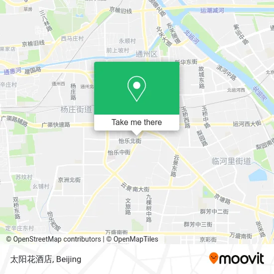 太阳花酒店 map