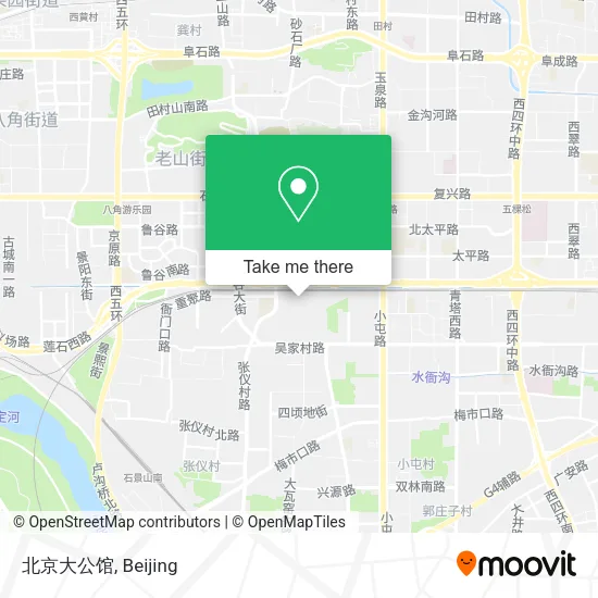 北京大公馆 map