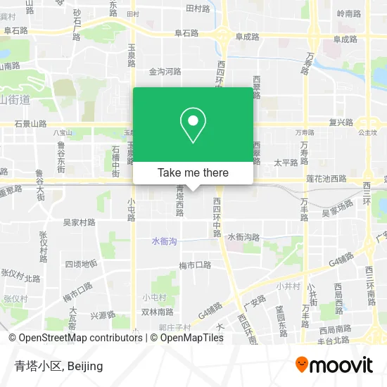 青塔小区 map