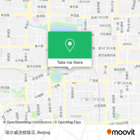 瑞尔威连锁饭店 map