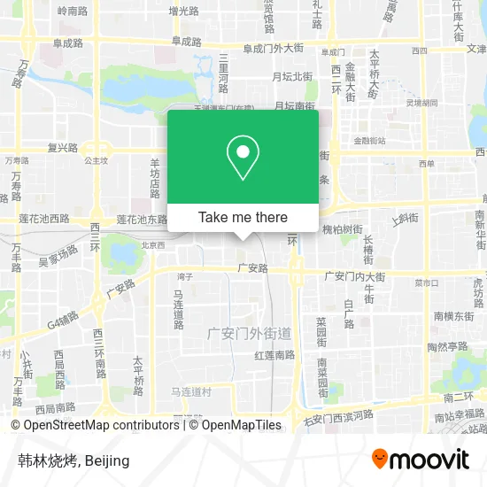 韩林烧烤 map