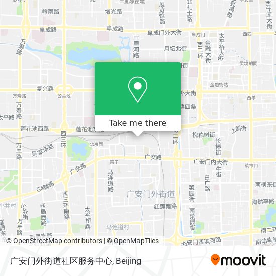 广安门外街道社区服务中心 map