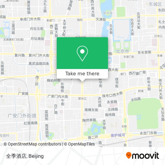 全季酒店 map