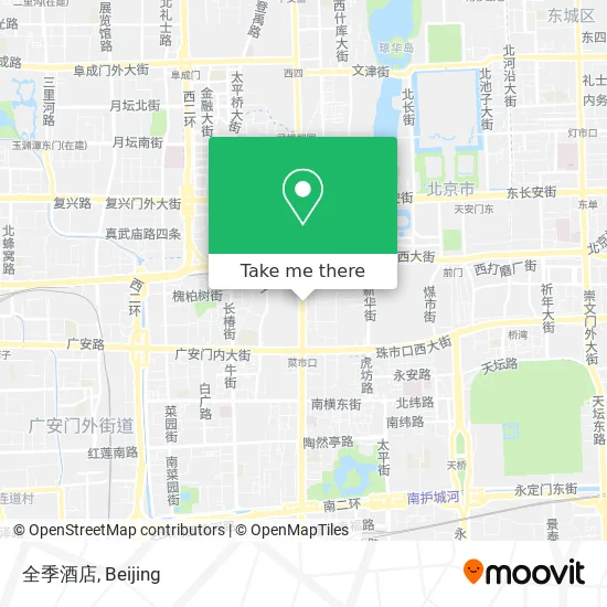 全季酒店 map