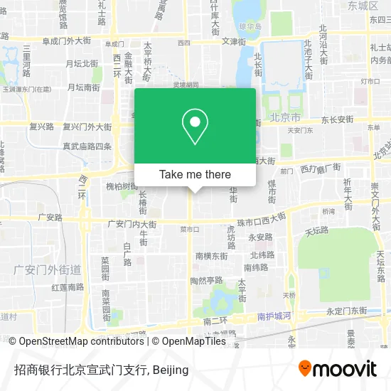 招商银行北京宣武门支行 map