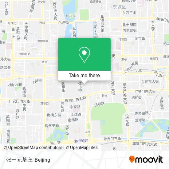 张一元茶庄 map