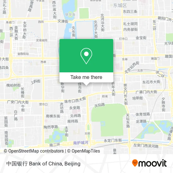 中国银行 Bank of China map