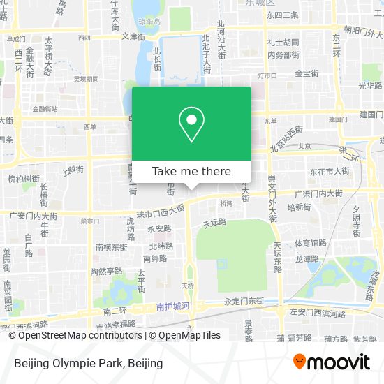 Beijing Olympie Park map