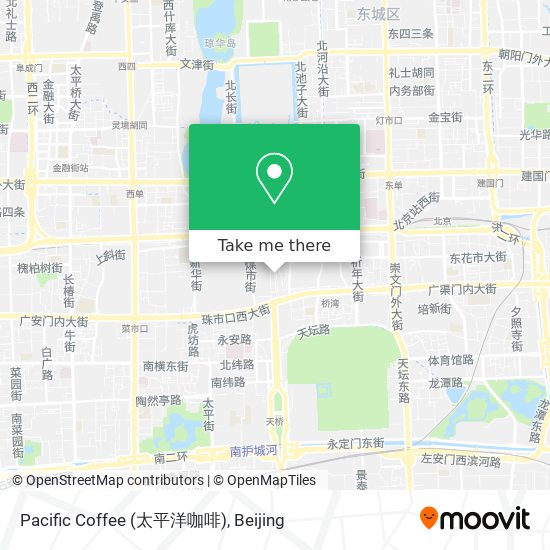 Pacific Coffee (太平洋咖啡) map