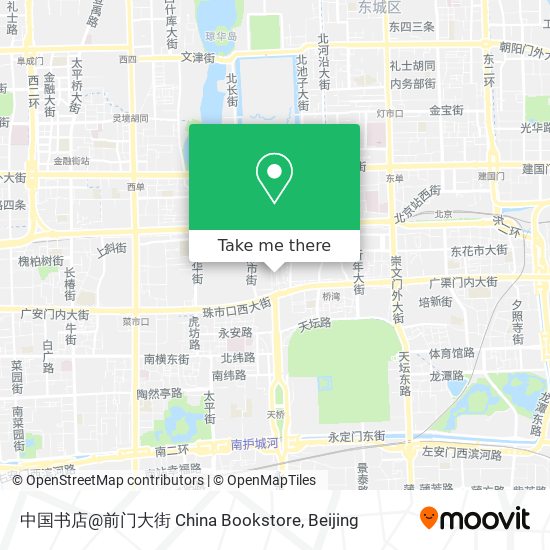 中国书店@前门大街 China Bookstore map