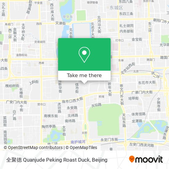 全聚德 Quanjude Peking Roast Duck map