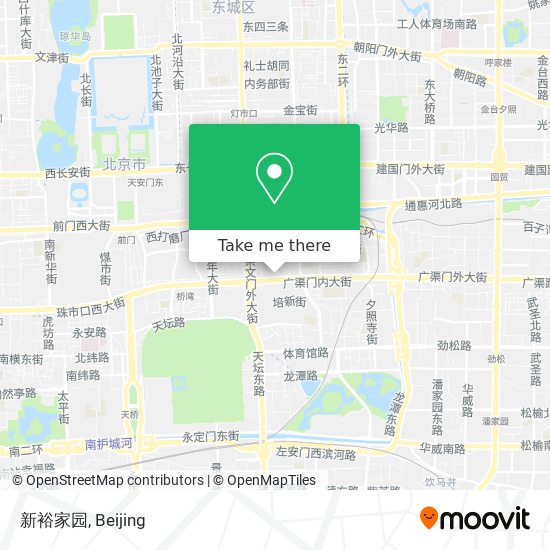 新裕家园 map
