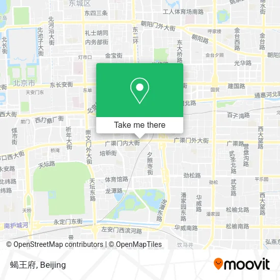 蝎王府 map