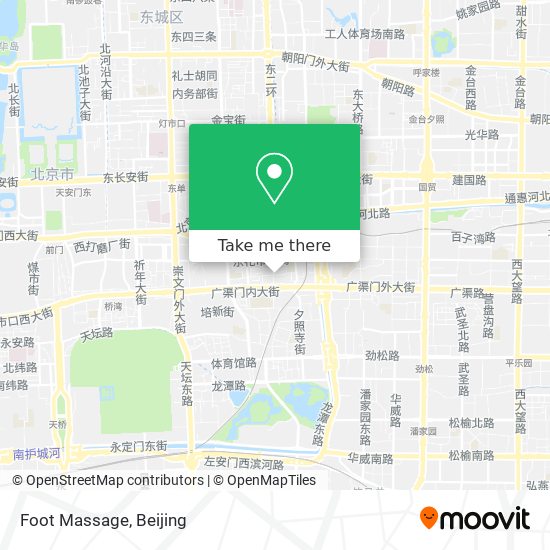 Foot Massage map