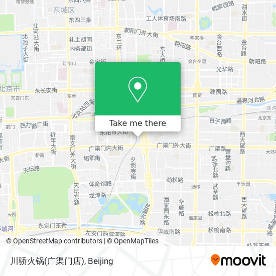 川骄火锅(广渠门店) map
