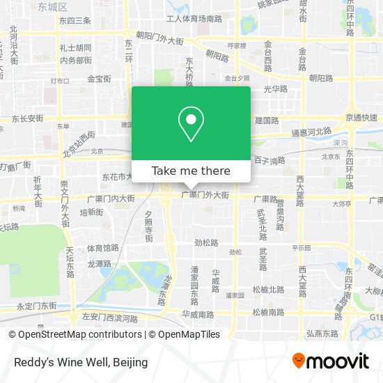 Reddy's Wine Well map