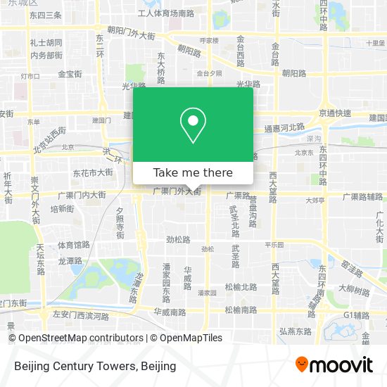 Beijing Century Towers map