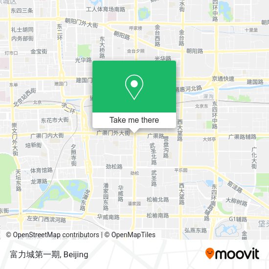 富力城第一期 map
