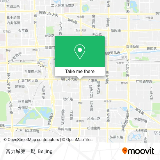 富力城第一期 map