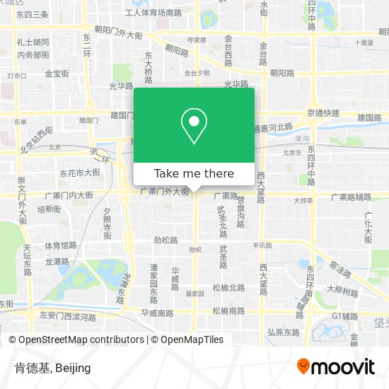 肯德基 map