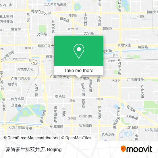 豪尚豪牛排双井店 map
