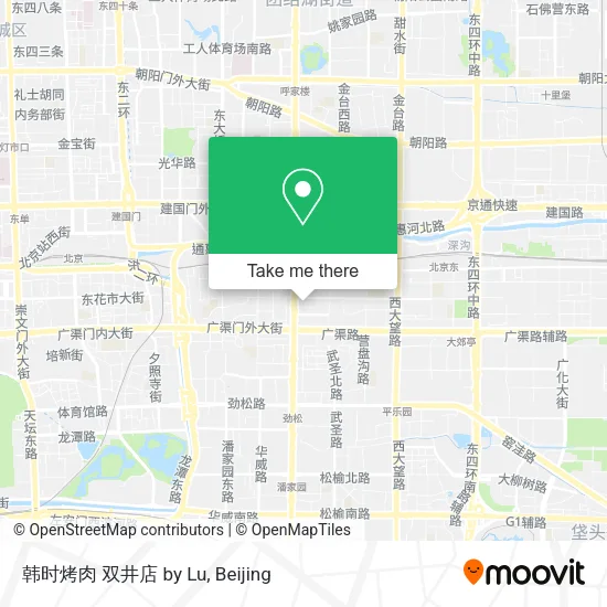 韩时烤肉 双井店 by Lu map